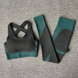 Yoga 3 pieces Set "Freedom"-Sport clothing-Pisani Maura-BraPantsNewGreen-S-China-Pisani Maura