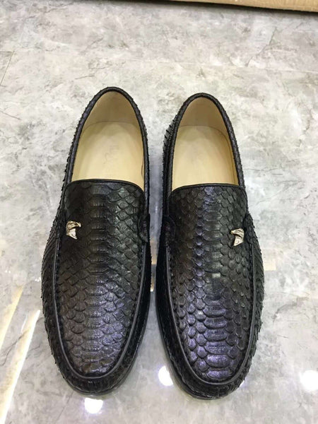 archive JIEDA Python Loafer（Loafer mule /blackpython&grage