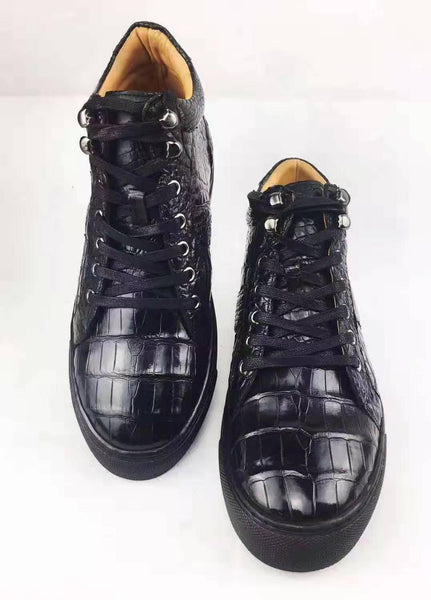 GENUINE CROCODILE HIGH TOP SNEAKERS – Pisani Maura