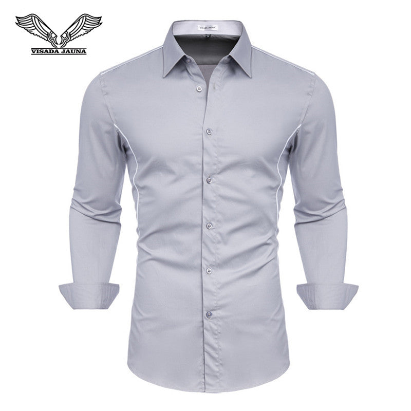 CASUAL SHIRT-Shirt-Pisani Maura-Grey 56-S-China-Pisani Maura