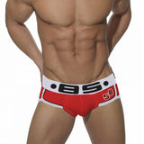 BOXERS BRIEFS "NO BS"-Underwear-Pisani Maura-Red-M-Pisani Maura