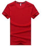 V-NECK COMPRESSION T-SHIRT-Activewear-Pisani Maura-red-XS-Pisani Maura