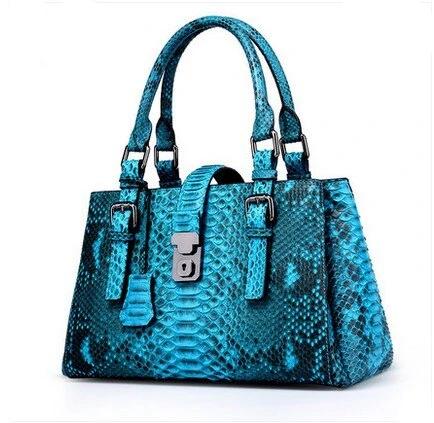 GENUINE PYTHON HANDBAG-Handbag-Pisani Maura-Custom style 17days-China-middle-Pisani Maura