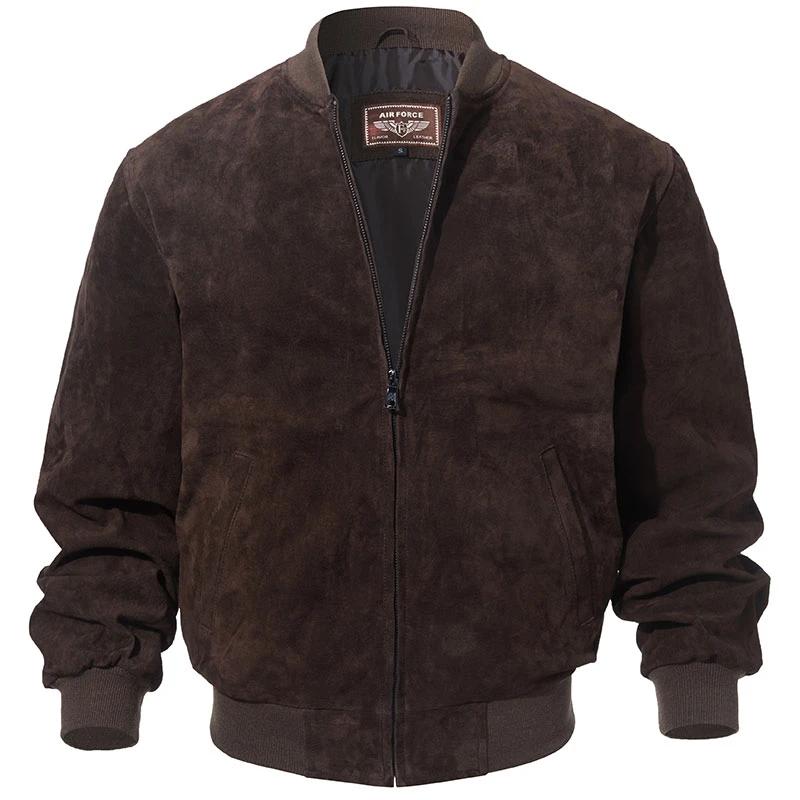 LEATHER JACKET "PILOT"-Leather jacket-Pisani Maura-Dark Brown-XS-China-Pisani Maura