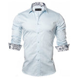 CASUAL SHIRT "FANTASIES"-Shirt-Pisani Maura-Light Blue-China M 50kgto55kg-Pisani Maura