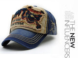 BASEBALL CAP "THE JAMONT SKULL"-Hat-Pisani Maura-Blue-56to62cm-Pisani Maura