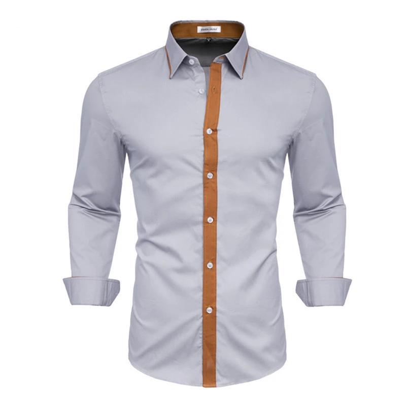 CASUAL SHIRT-Shirt-Pisani Maura-Grey 59-S-China-Pisani Maura