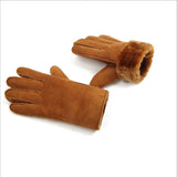 SHEEPSKIN LEATHER GLOVES-Gloves-Pisani Maura-Light Tan-Men 26x13cm-Pisani Maura