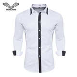BUSINESS CUFFLINK SHIRT-Shirt-Pisani Maura-White 51-S-China-Pisani Maura