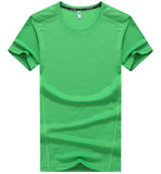 V-NECK COMPRESSION T-SHIRT-Activewear-Pisani Maura-green-XS-Pisani Maura