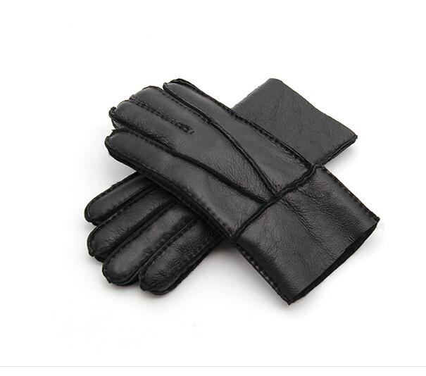 FUR GLOVES-Gloves-Pisani Maura-Black-One Size-Pisani Maura