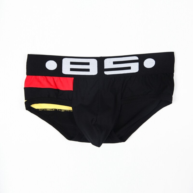 BOXERS BRIEFS "NO BS"-Underwear-Pisani Maura-Black-M-Pisani Maura
