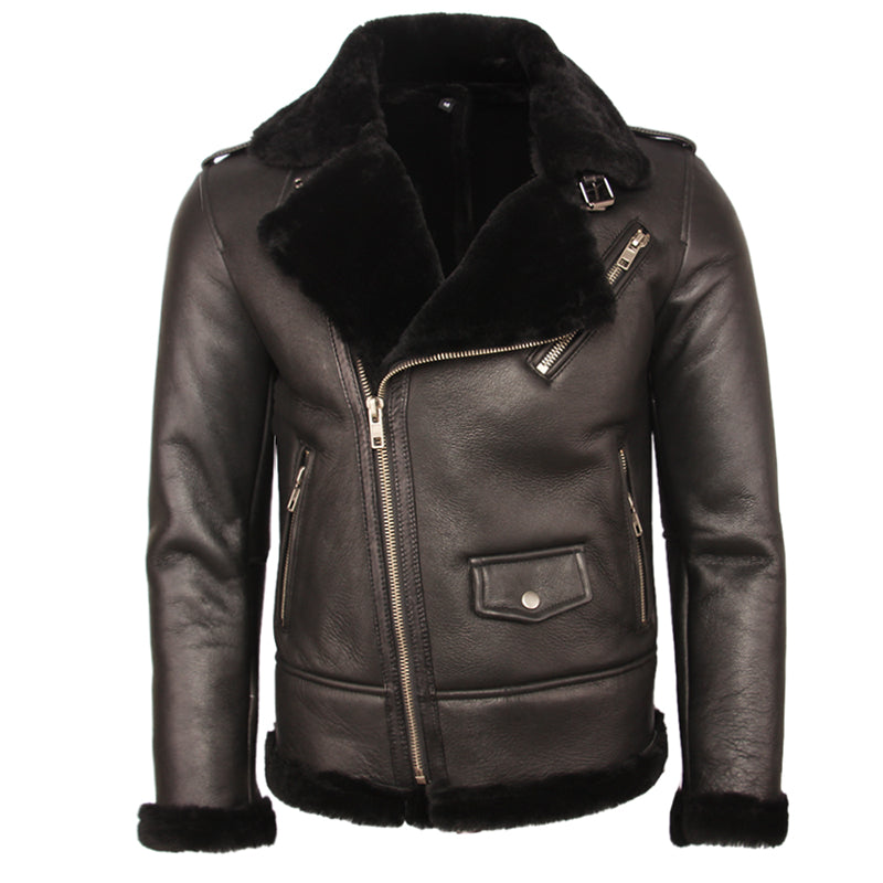 LEATHER JACKET "SIGNATURE"-Leather jacket-Pisani Maura-Black Color-XS-Pisani Maura