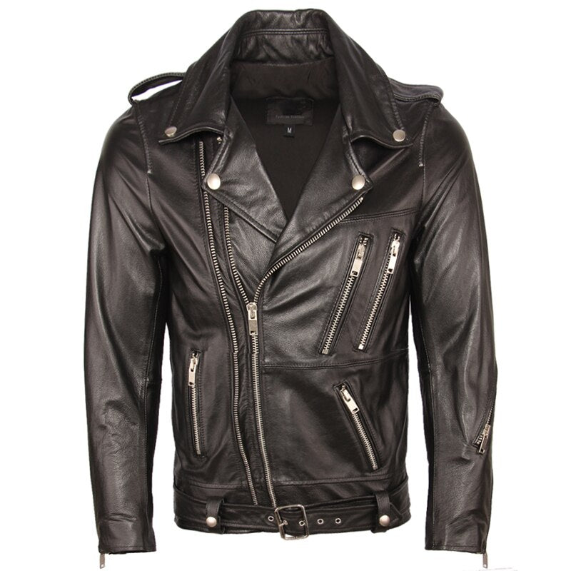 LEATHER JACKET "HARLEY"-Leather jacket-Pisani Maura-Cowhide Leather-XS-China-Pisani Maura