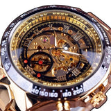 AUTOMATIC WATCH "WINNER"-Watches-Pisani Maura-Black Golden-China-Pisani Maura