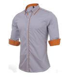 CASUAL SHIRT-Shirt-Pisani Maura-N5023Gray-XS-Pisani Maura