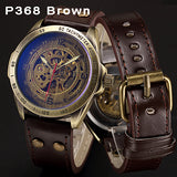 AUTOMATIC WATCH "AGE OF EMPIRE"-Watches-Pisani Maura-P368 Brown-China-Pisani Maura