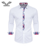 BUSINESS CUFFLINK SHIRT-Shirt-Pisani Maura-White 55-S-China-Pisani Maura