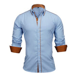 CASUAL SHIRT-Shirt-Pisani Maura-N5023LightBlue-XS-Pisani Maura