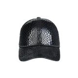 CROCODILE BASEBALL CAP-Hat-Pisani Maura-Snakeskin texture-One Size-Pisani Maura