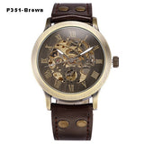 AUTOMATIC WATCH "AGE OF EMPIRE"-Watches-Pisani Maura-P351 Brown-China-Pisani Maura