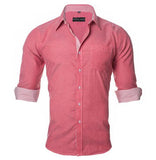 CASUAL SHIRT-Shirt-Pisani Maura-N5039Red-XS-Pisani Maura