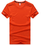 V-NECK COMPRESSION T-SHIRT-Activewear-Pisani Maura-orange-XS-Pisani Maura