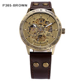 AUTOMATIC WATCH "AGE OF EMPIRE"-Watches-Pisani Maura-P365 Brown-China-Pisani Maura