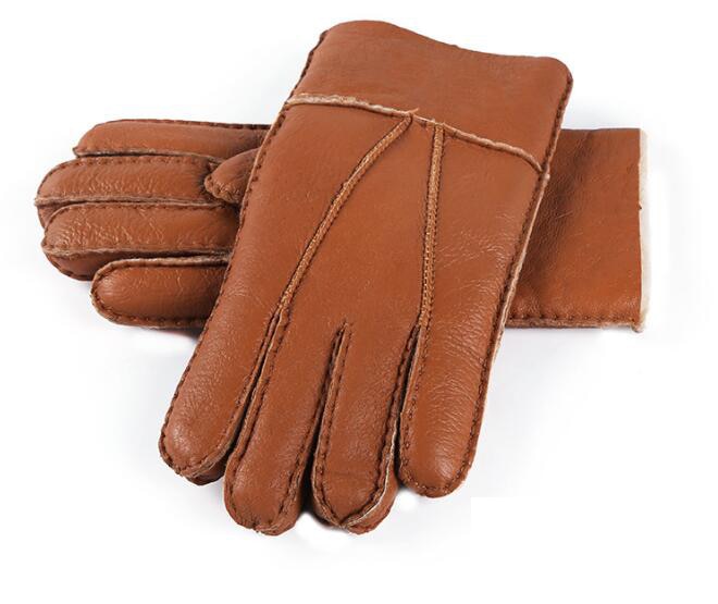 FUR GLOVES-Gloves-Pisani Maura-Brown-One Size-Pisani Maura