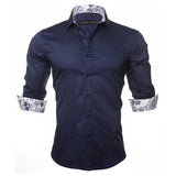 CASUAL SHIRT "FANTASIES"-Shirt-Pisani Maura-Dark Blue-China M 50kgto55kg-Pisani Maura