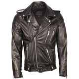 LEATHER JACKET "HARLEY"-Leather jacket-Pisani Maura-Sheepskin Leather-XS-China-Pisani Maura
