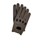 DRIVING LEATHER GLOVES-Gloves-Pisani Maura-Dark brown-S Palm 20.5-21.5cm-Pisani Maura