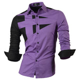CASUAL SHIRT "SAILOR"-Shirt-Pisani Maura-Purple-XS-China-Pisani Maura