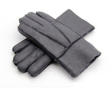 FUR GLOVES-Gloves-Pisani Maura-Gray-One Size-Pisani Maura