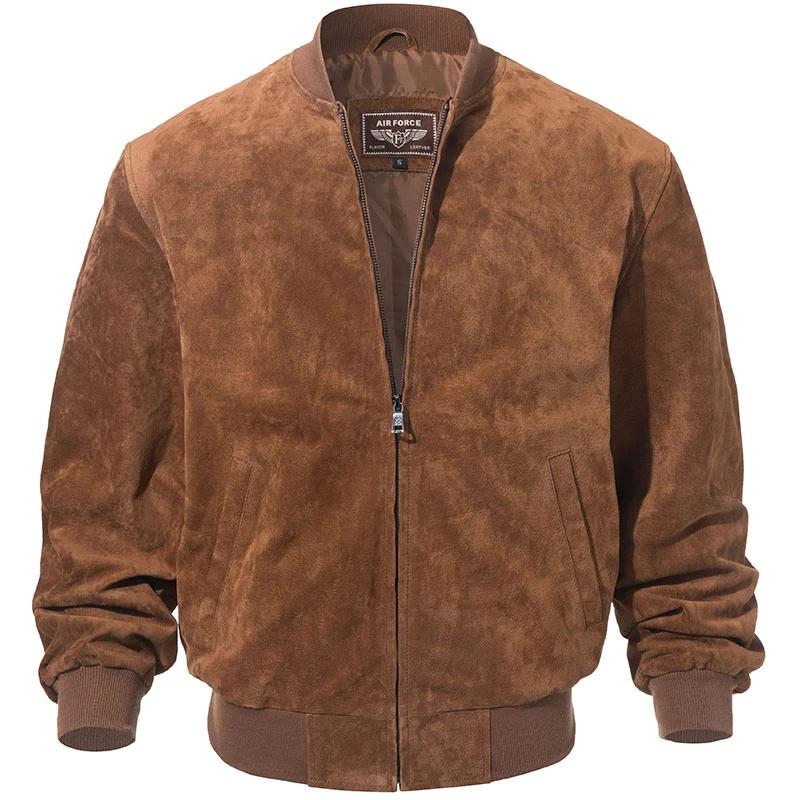 LEATHER JACKET "PILOT"-Leather jacket-Pisani Maura-Brown-XS-China-Pisani Maura