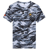 CAMOUFLAGE T-SHIRT "WARHEAD"-T-shirt-Pisani Maura-grey-XS-Pisani Maura