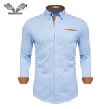 BUSINESS CUFFLINK SHIRT-Shirt-Pisani Maura-light blue 50-S-China-Pisani Maura