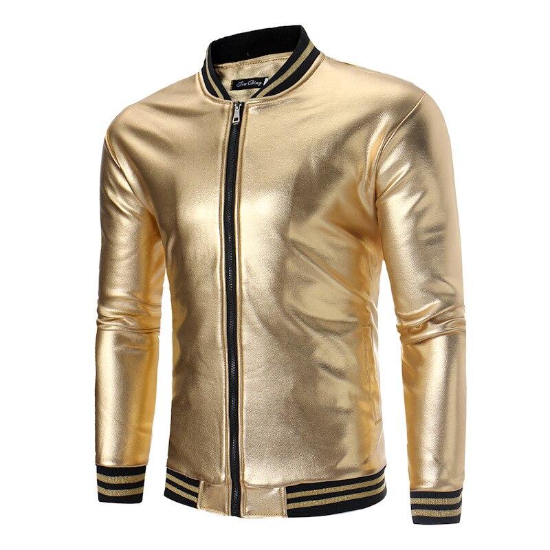 Varsity Jacket Golden TIME$ Gold / S