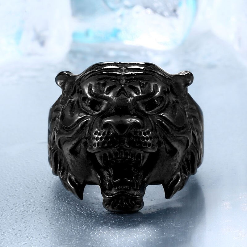 RING "TIGER"-Jewelry-Pisani Maura-6-black colour-US SIZE-Pisani Maura