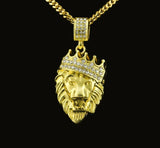 NECKLACE KING OF THE JUNGLE "KING"-Jewelry-Pisani Maura-GOLD-Pisani Maura