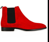 CHELSEA BOOTS "WILD PASSION"-Shoes-Pisani Maura-Red-38-Pisani Maura