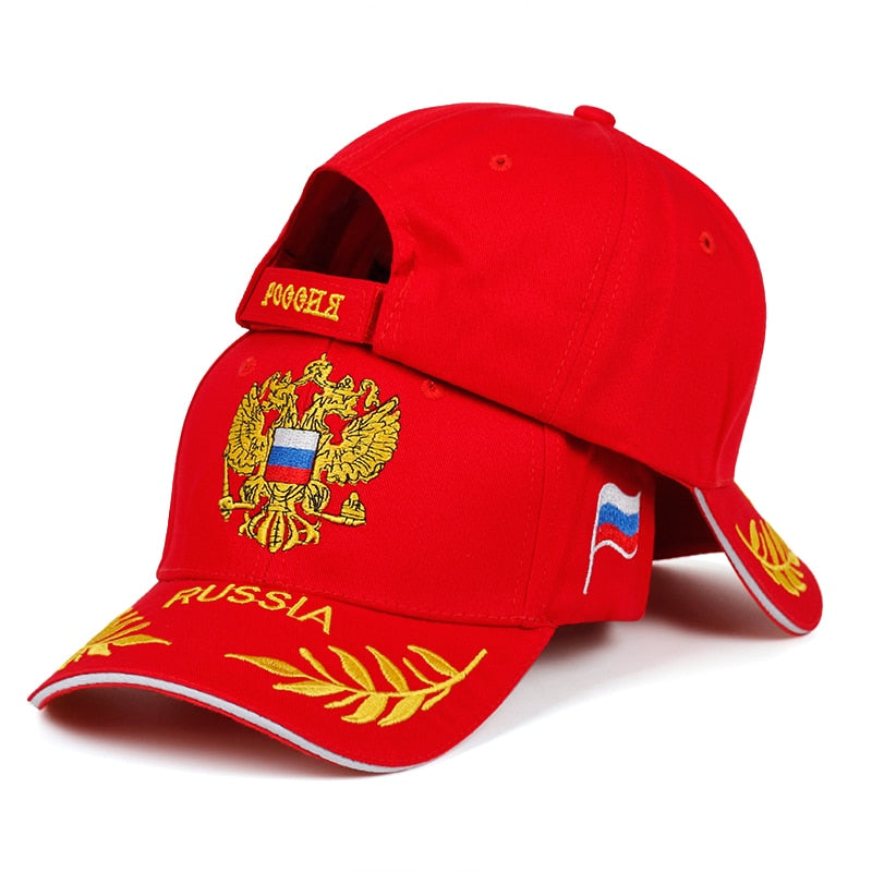 BASEBALL CAP "MOTHER RUSSIA"-Hat-Pisani Maura-Red-Pisani Maura
