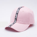 BASEBALL CAP "LOVE"-Hat-Pisani Maura-Pink-Pisani Maura