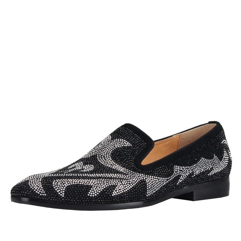 Loafers "Maroccan Treasures"-Shoes-Pisani Maura-Black silver-38-Pisani Maura