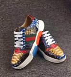 GENUINE PYTHON LOW TOP SNEAKERS
