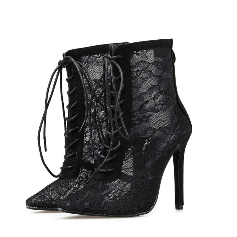 Ankle Boots "Lace Up"