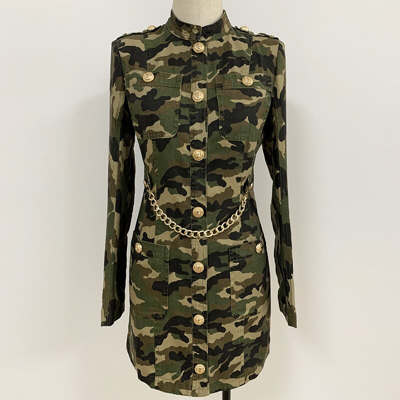 Short Dress "War head"-Dress-Pisani Maura-Pisani Maura