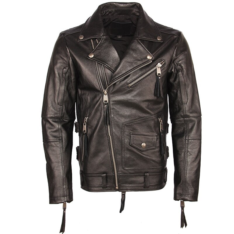 LEATHER JACKET "SPELL BOUND"-Leather jacket-Pisani Maura-Pisani Maura