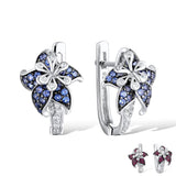Silver Earrings "Flowers"-Jewelry-Pisani Maura-Pisani Maura
