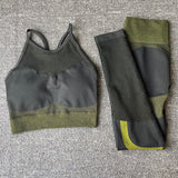 Yoga 2 pieces suit "Beauty"-Sport clothing-Pisani Maura-green set 2pcs-XS-China-Pisani Maura